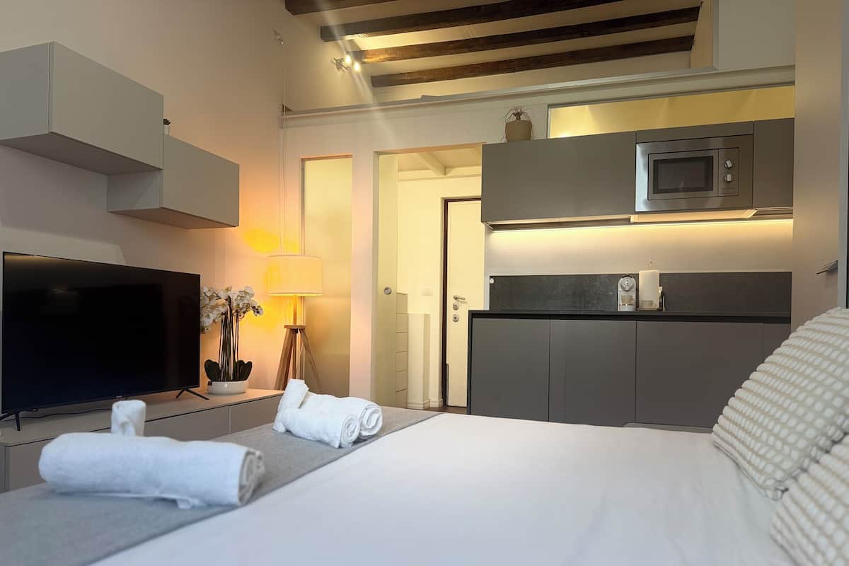 华丽开间, 私人浴室, 城市景观 | 熨斗/熨衣板、免费 WiFi