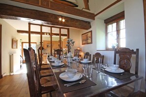 Dining - Superb 4★ luxury cottage with pool, spa and sauna, a true oasis of peace! (Domfront en Poiraie)