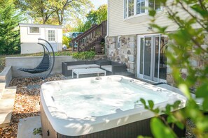 House (4 Bedrooms) | Interior - Game Room & Hot Tub: Family Gem on Lake Hopatcong (Lake Hopatcong)