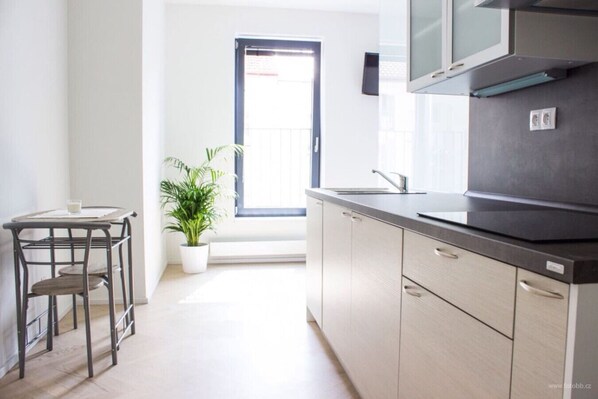 Fridge, microwave, stovetop, coffee/tea maker - Onsite Free Parking | 10min Centre | 600+ Reviews (Praha 3 - Žižkov)