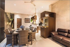 Villa, 3 Bedrooms, Smoking, Private Pool | Dining room - 3 BR, 250 Sqmt Villa, Terrace, 10 min Available (Canggu)