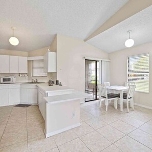 Fridge, microwave, oven, stovetop - Cozy Coastal Retreat in Fort Pierce. (Fort Pierce)