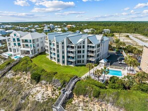 Exterior - Beach Front-Private Beach-All En Suite-Community Pool-Walk to Alys + Rosemary (Inlet Beach)