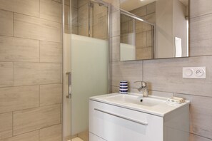 Shower, hair dryer