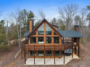 Exterior - Epic Mountain Views: Hot Tub, Games and Firepit (Ellijay)