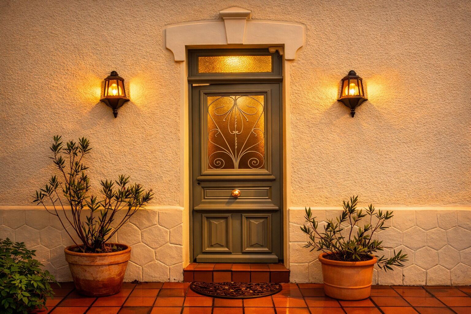 Entrada de la propiedad