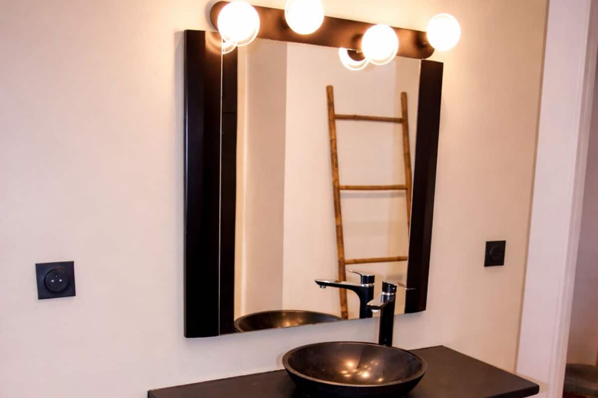 Panoramic Double Room, Ensuite, Garden View | Bathroom