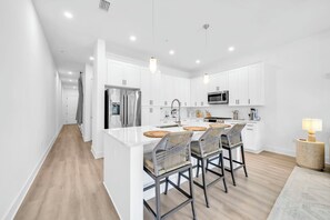 Fridge, microwave, oven, stovetop - The Grove Juniper 216 - 1 Bedroom  - Lazy River - Seascape Resort (Miramar Beach)