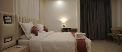 Superior Double Room, City View | In-room safe, blackout drapes, iron/ironing board, free WiFi