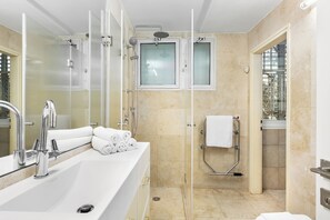 Apartment, 3 Bedrooms, Garden View | Bathroom - Historic & Modern Home with Garden (Haifa)