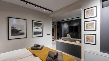 Blackout drapes, soundproofing, iron/ironing board, free WiFi