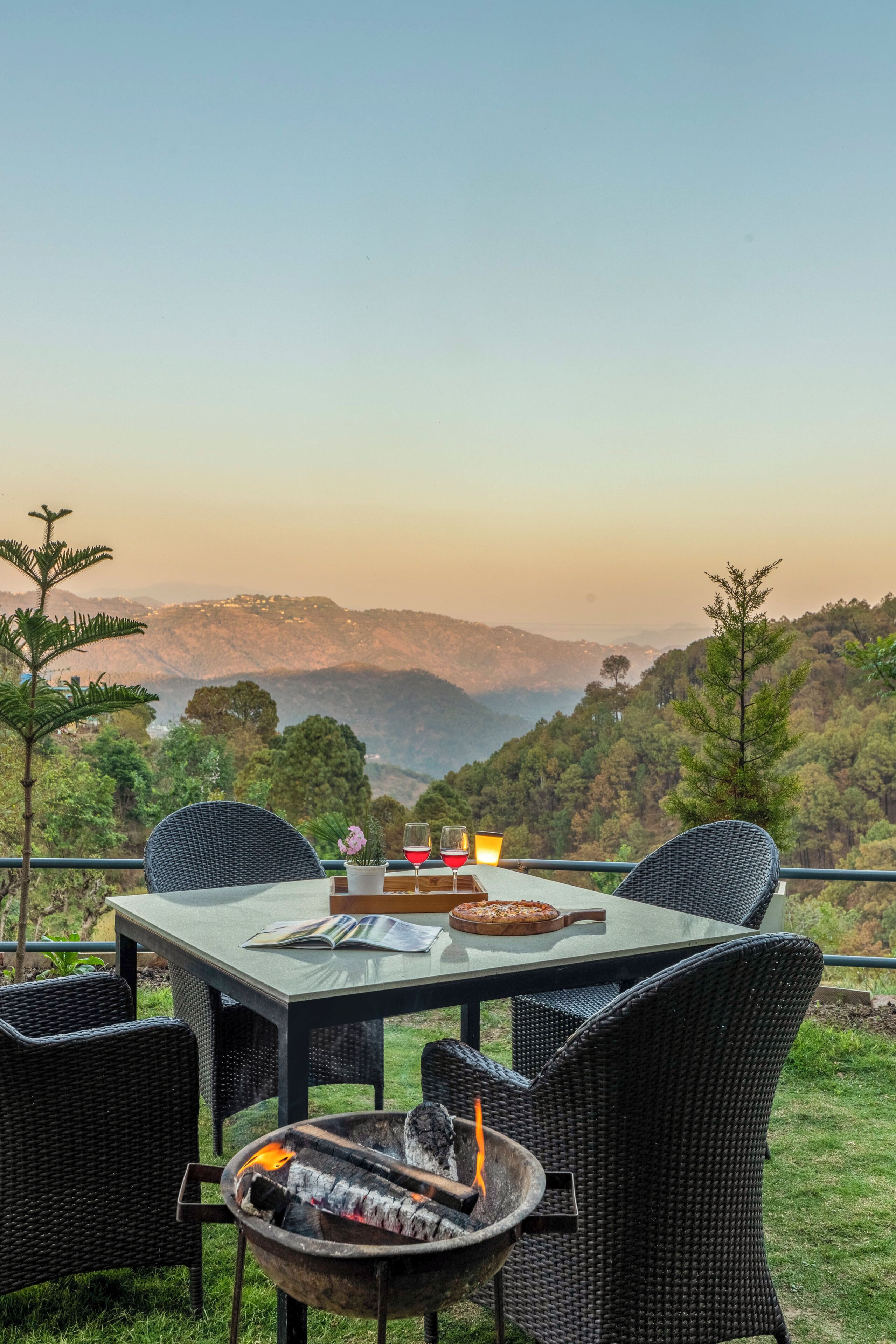 Pemandangan dari properti