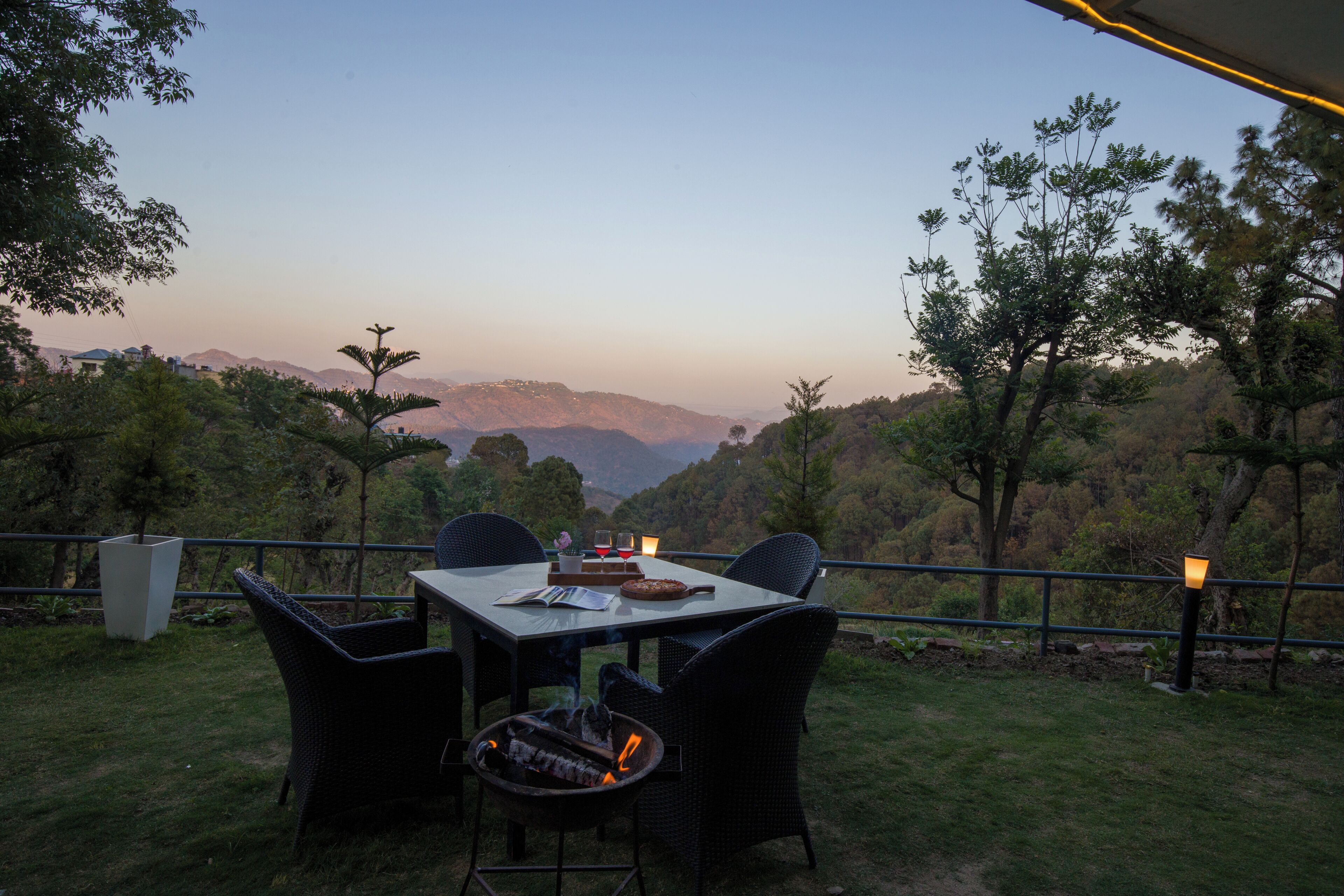 Pemandangan dari properti