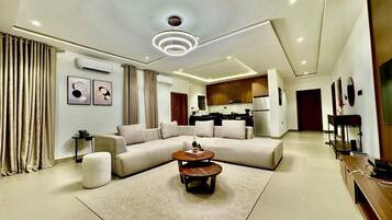 Family Apartment, Balcony | Living area