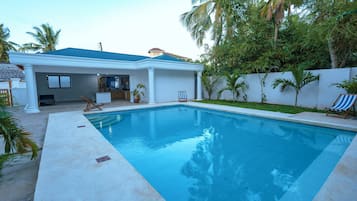 Deluxe Apartment, Balcony, Pool View | Pool | Outdoor pool