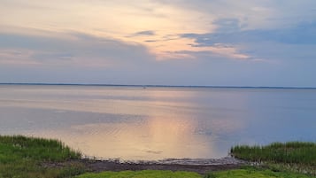 Vue depuis lâhĂ©bergement
