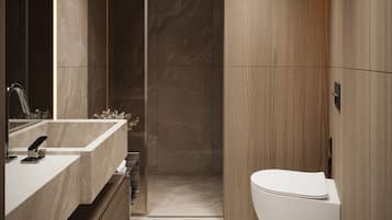 Tofflor, handdukar, tvÄl och schampo