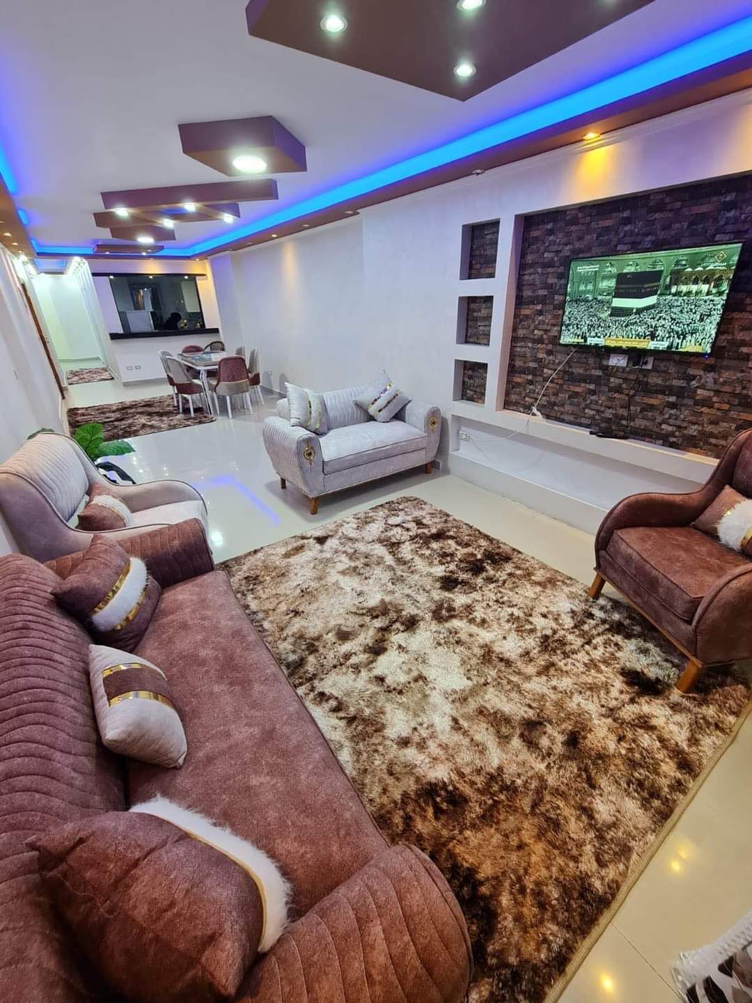 Appartement Deluxe, balcon, vue ville | Coin séjour