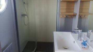 Shower, hair dryer