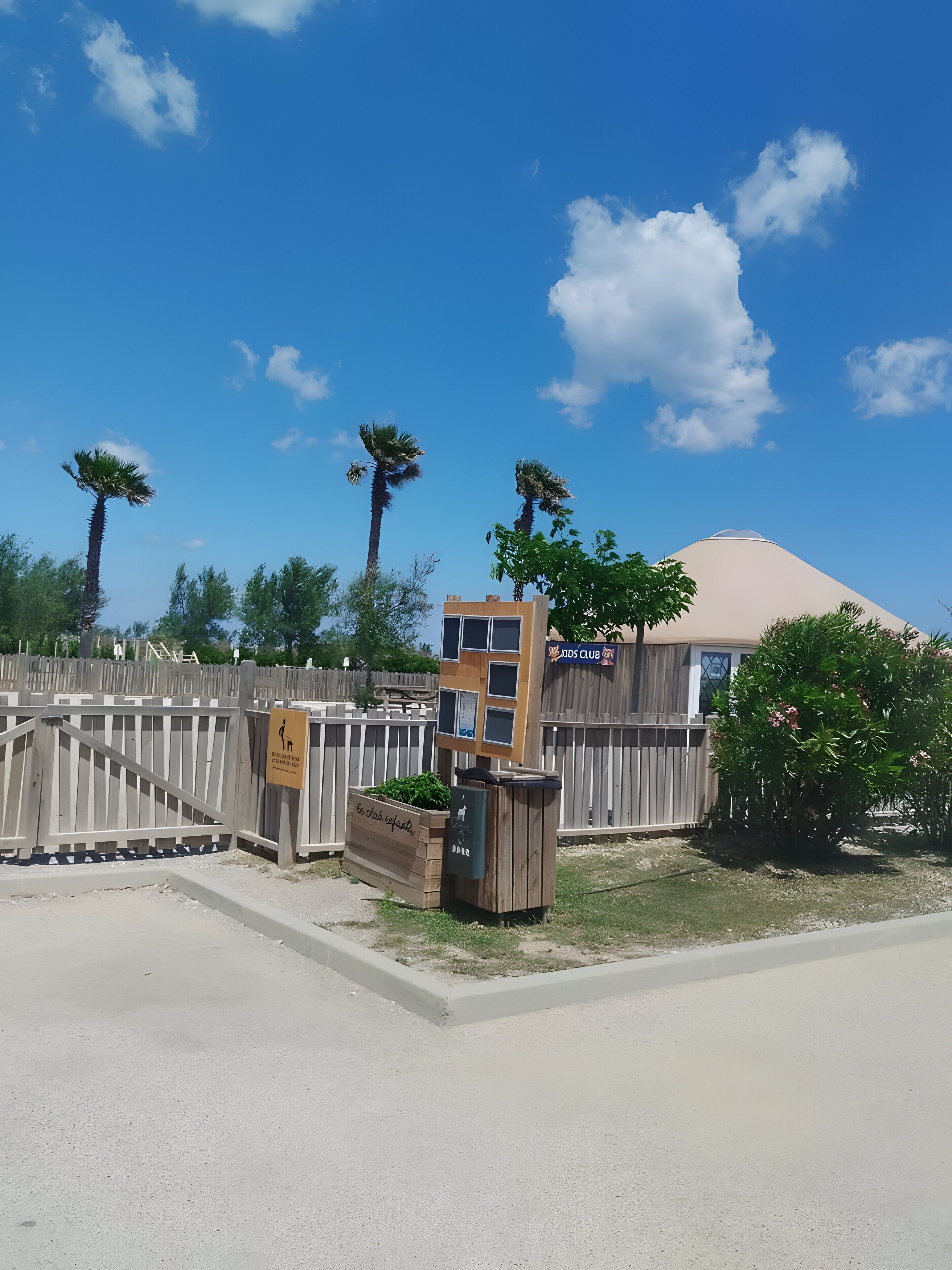 Enceinte de l’hébergement