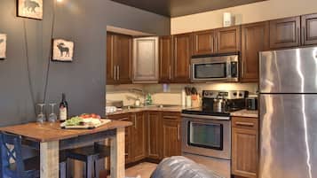 Microwave, oven, stovetop, paper towels