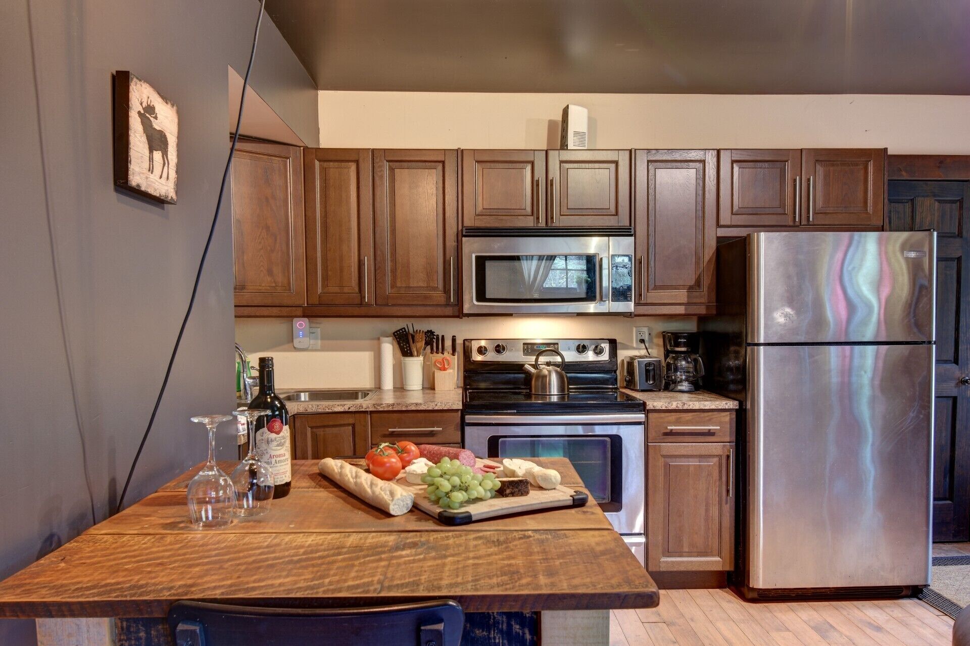 Mikrobølgeovn, ovn, kogeplade, Servietter