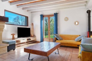 Fernseher, Kamin