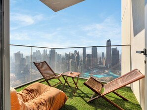 Apartamento superluxo, 4 quartos, sacada, vista para a cidade | Área da propriedade