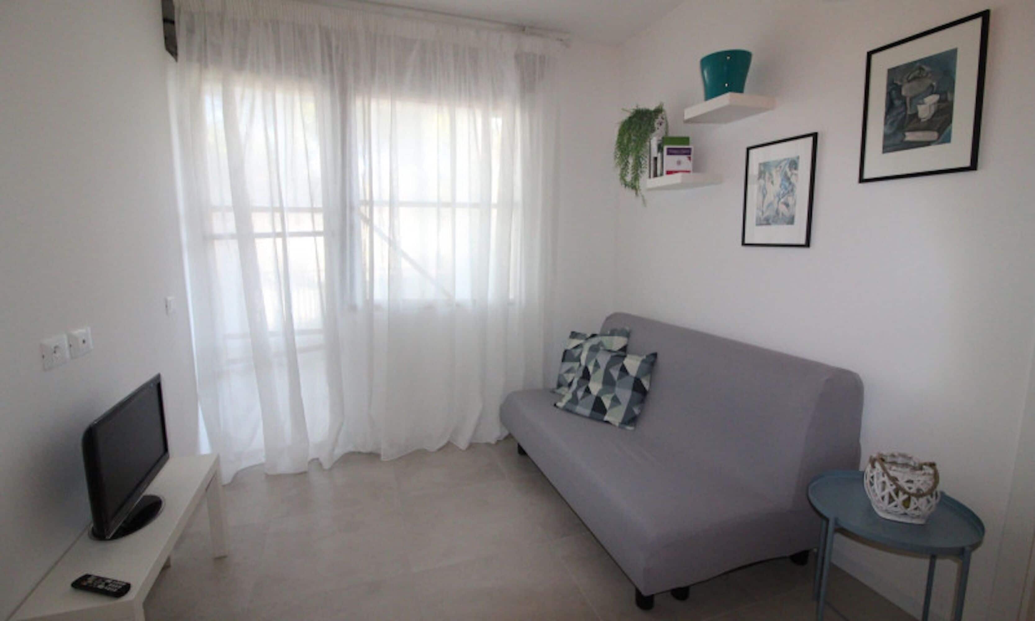 Apartment, 1 Bedroom, Terrace, Garden View | Living room