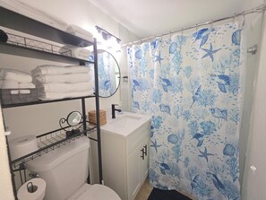 Hair dryer, towels, soap - 2 Bedroom 2 Bathroom House with Beach and Bay Access (Englewood)