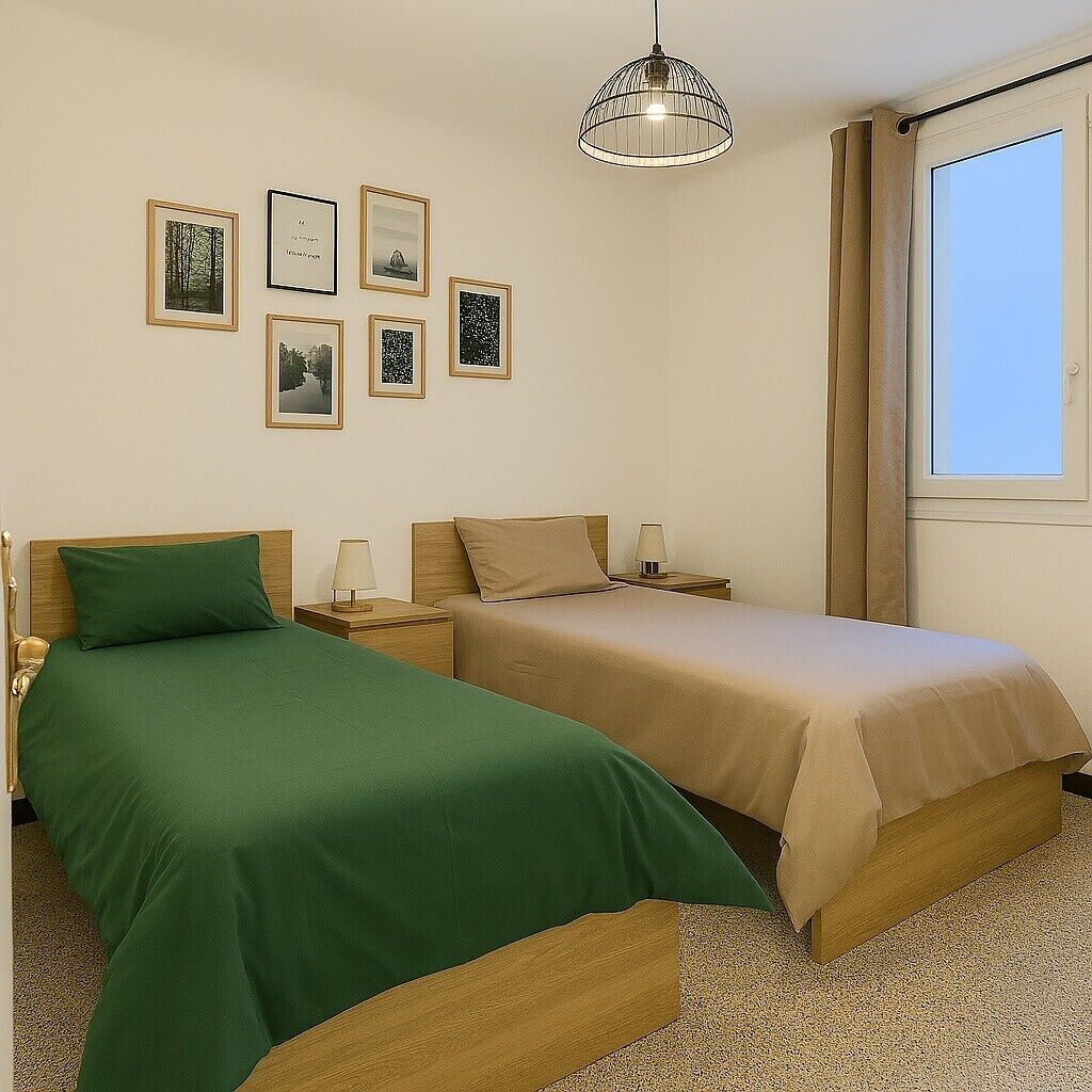 2 soverom, strykejern/-brett, wi-fi og sengetøy