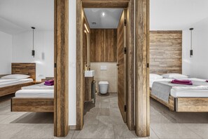 2 chambres, lit parapluie, Wi-Fi gratuit, draps fournis