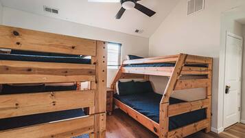 8 bedrooms, iron/ironing board, travel crib, WiFi