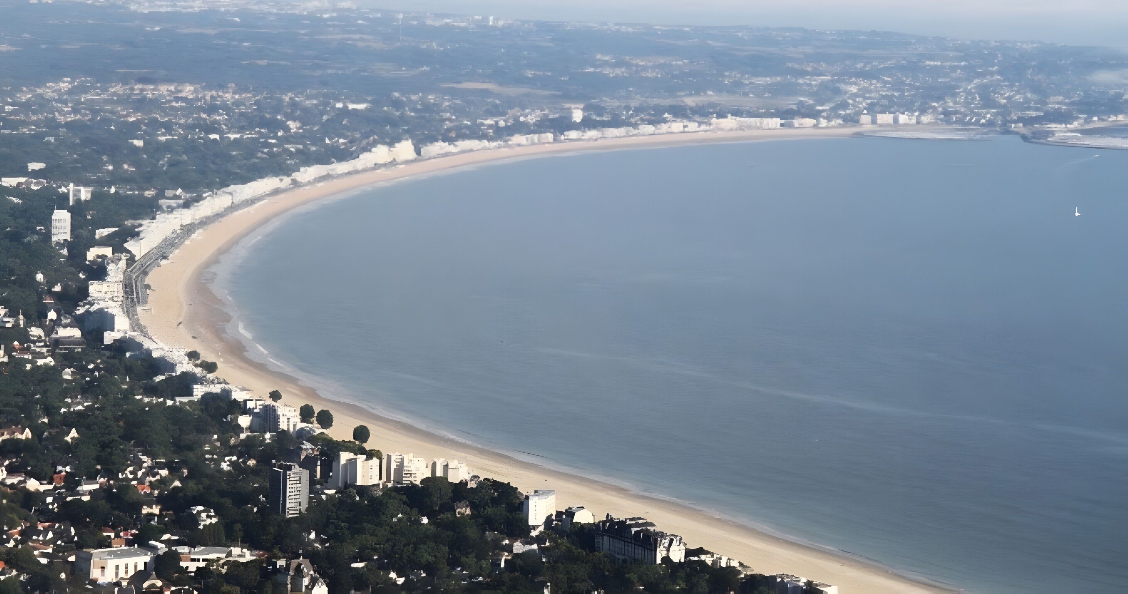 Vlak bij het strand