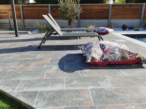 Terrace/patio - New house with swimming pool. Family vacation (Gujan-Mestras)