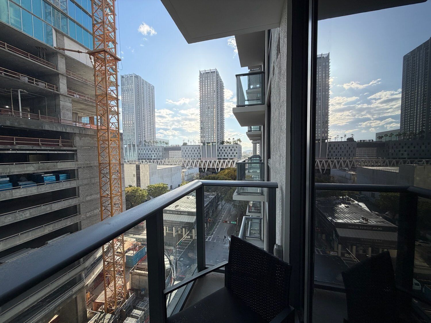 Estúdio clássico, vista para a cidade | Sacada