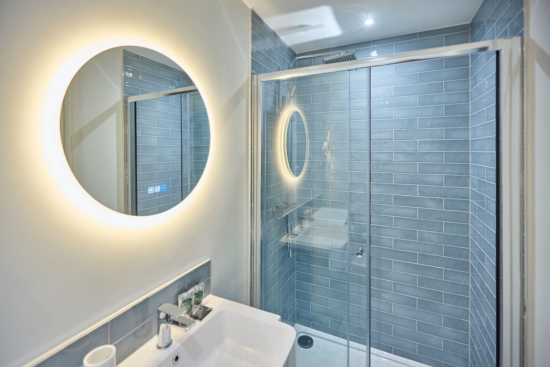 Shower, hair dryer