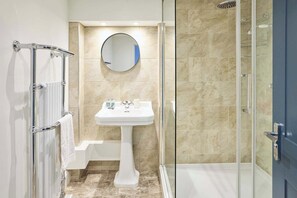 Shower, hair dryer - Host & Stay | The Langley Hotel, Apartment 12 (Whitby)