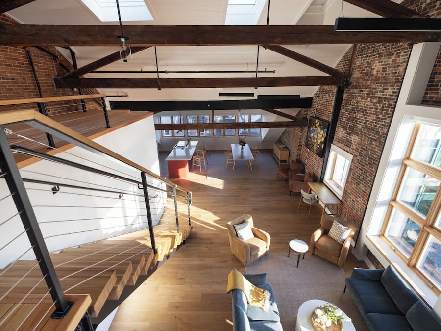 Evalina Suite, Two Bedroom, King Beds, Three Baths + Mezzanine | Living area