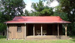 Exterior - Remote | historic cabin | renovated | Fire pit. (Rogers)
