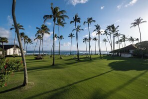 Golf - 2 Story Ocean-View 2BR, 2 Lanais, Vaulted Ceilings, Resort Pool -Unit 23 (Koloa)