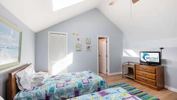 2 slaapkamers, een bureau, een strijkplank/strijkijzer, wifi