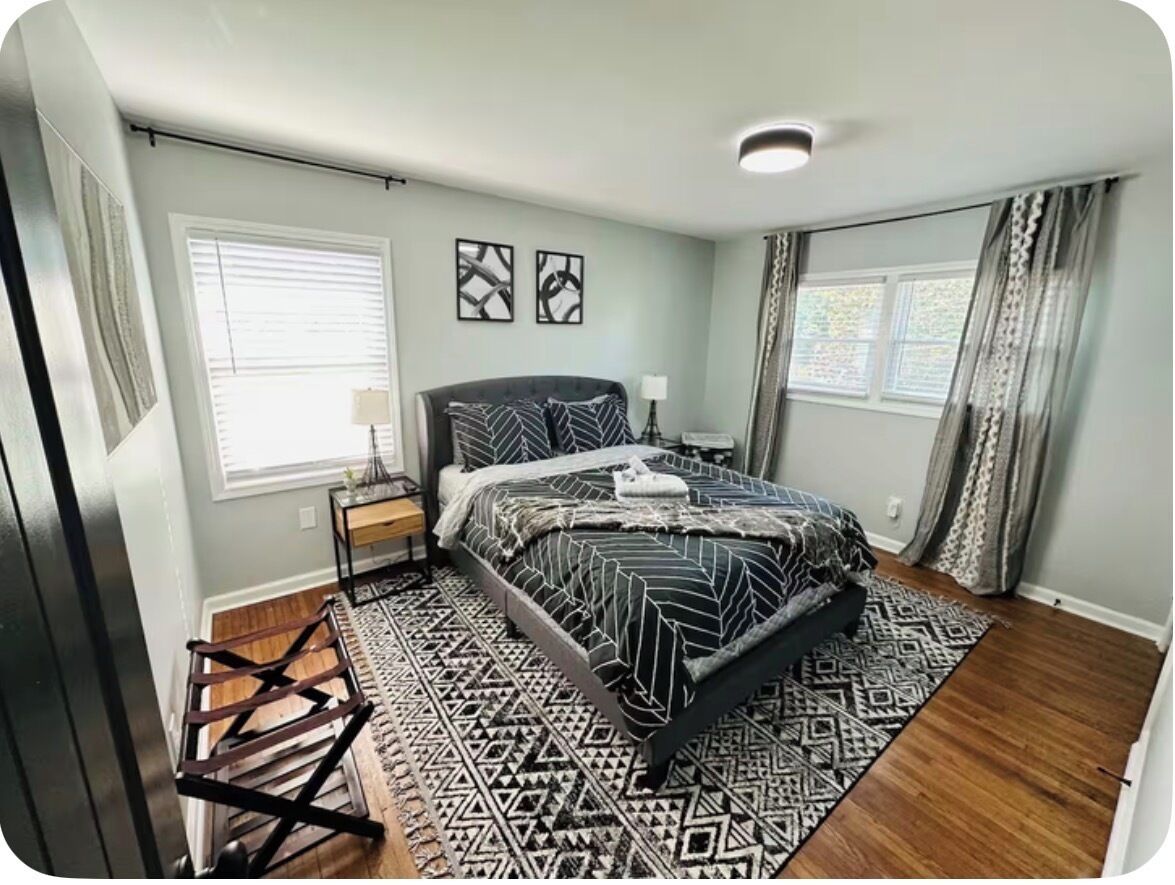 4 quartos, ferros/tábuas de passar roupa, Wi-Fi de cortesia