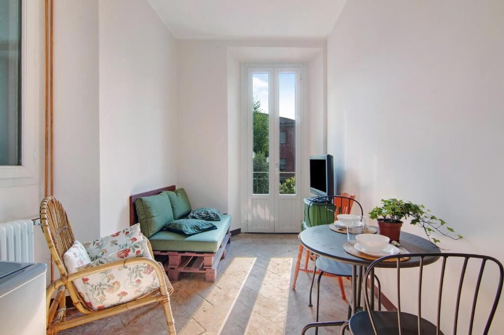 Doppelzimmer, Balkon, Gartenblick | Wohnbereich