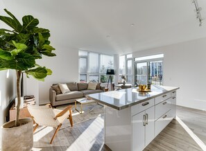 Familienapartment, Terrasse | Innenbereich