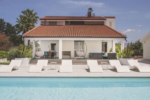 Una piscina riscaldata