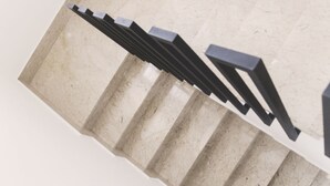A close-up of a textured surface with a series of parallel lines. - Villa delle Sterlizie by LeDhome (Balestrate)