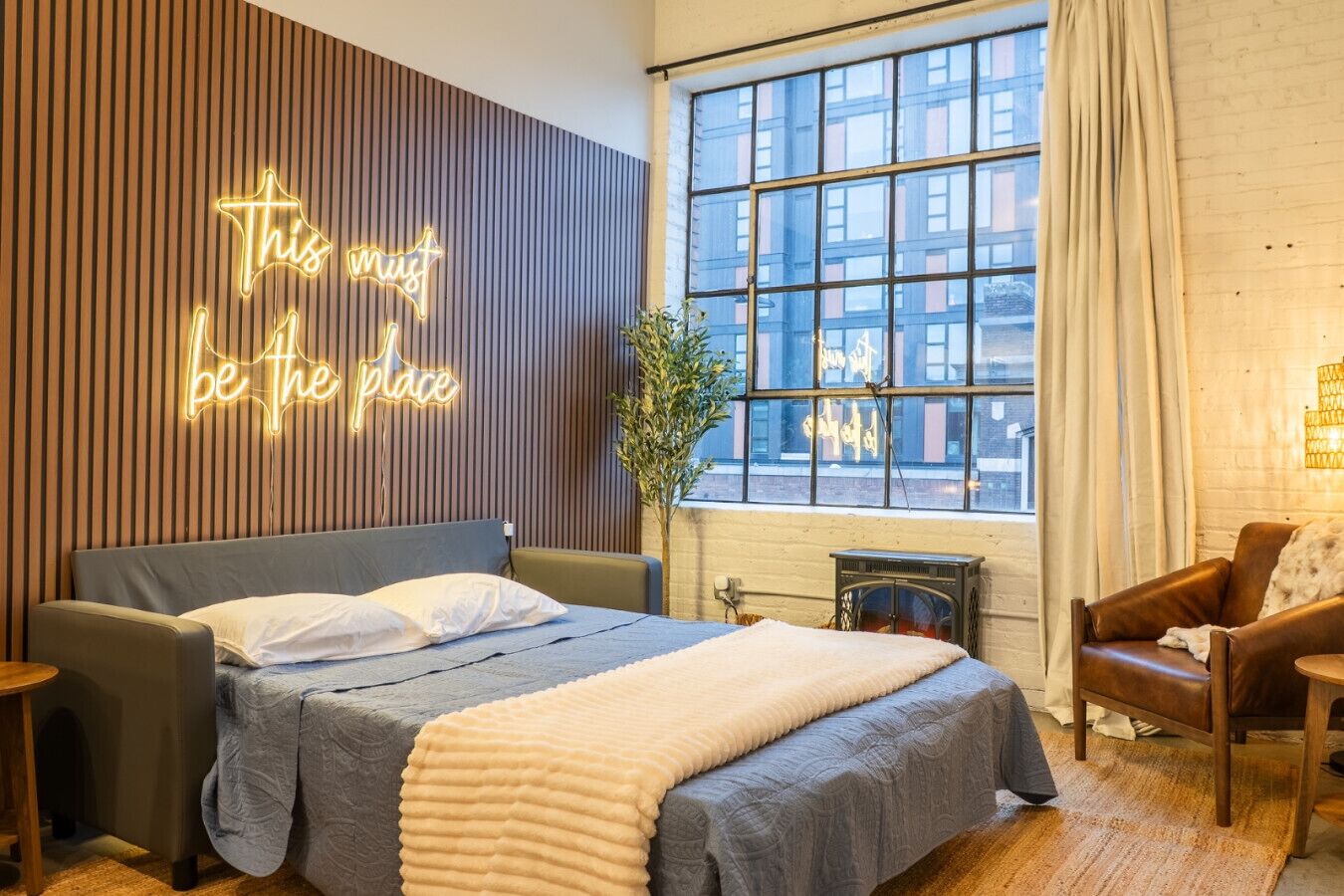 1 habitación, escritorio, wifi y ropa de cama 