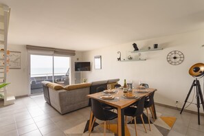 Dining - Les Vents Salés - Vue Plage de Caroual (Erquy)