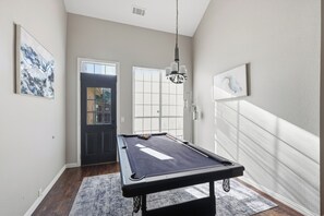 House, Patio | Game room